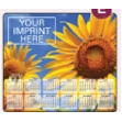 Soft Surface Calendar Mouse Pads - Stock Art Background - Sunflower
